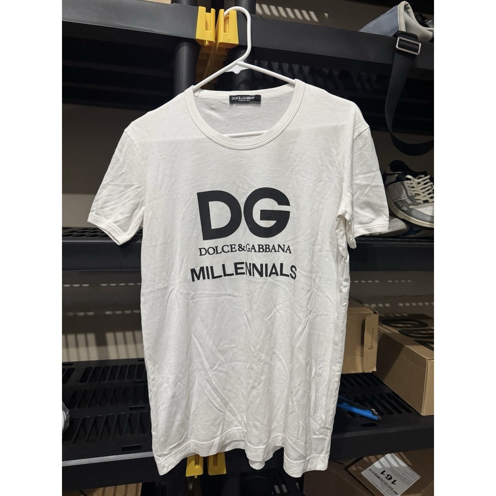 Dolce & Gabbana Millennials T Shirt Womens EU36 US Medium White JT-F8H50T